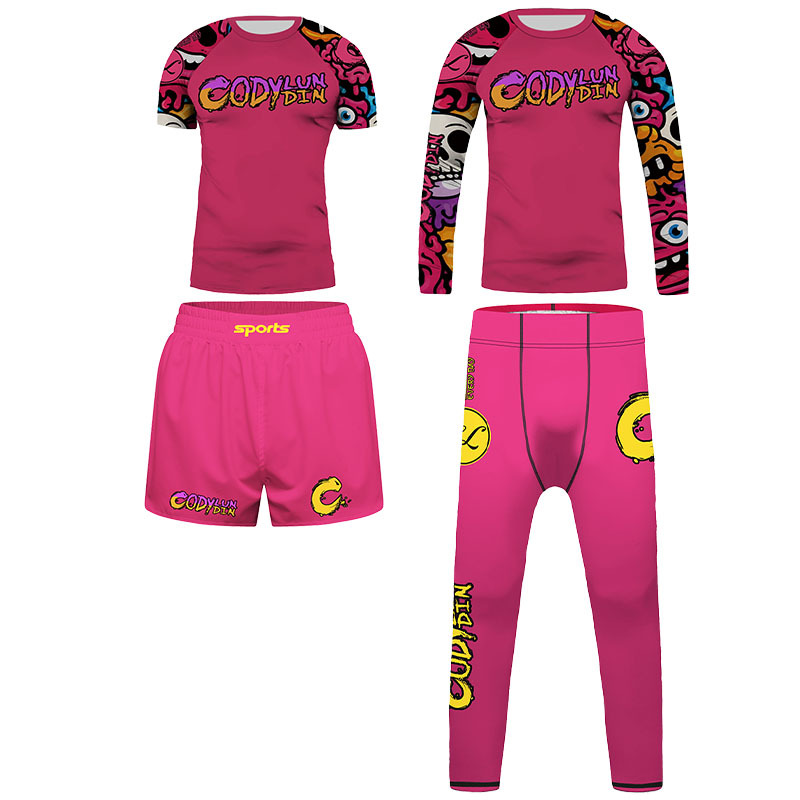Kid's MMA Muay Thai Jiu Jitsu  - Rash Guard ulasan dan harga