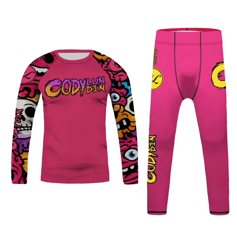 Kid's MMA Muay Thai Jiu Jitsu  - Rash Guard ulasan dan harga