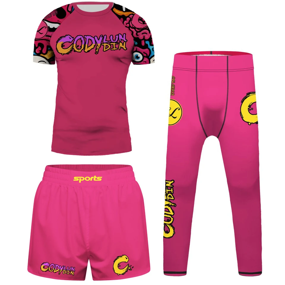 Kid's MMA Muay Thai Jiu Jitsu  - Rash Guard ulasan dan harga