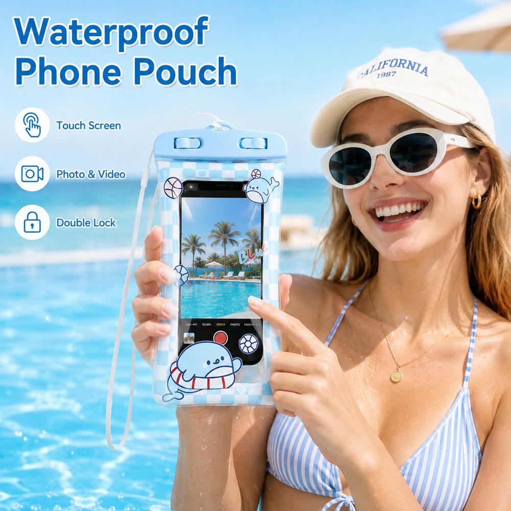 Cute Bear Waterproof Phone Cas - Dry Bag Waterproof ulasan dan harga