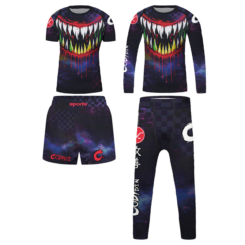 Kid's Sportswear MMA Muay Thai - Rash Guard ulasan dan harga