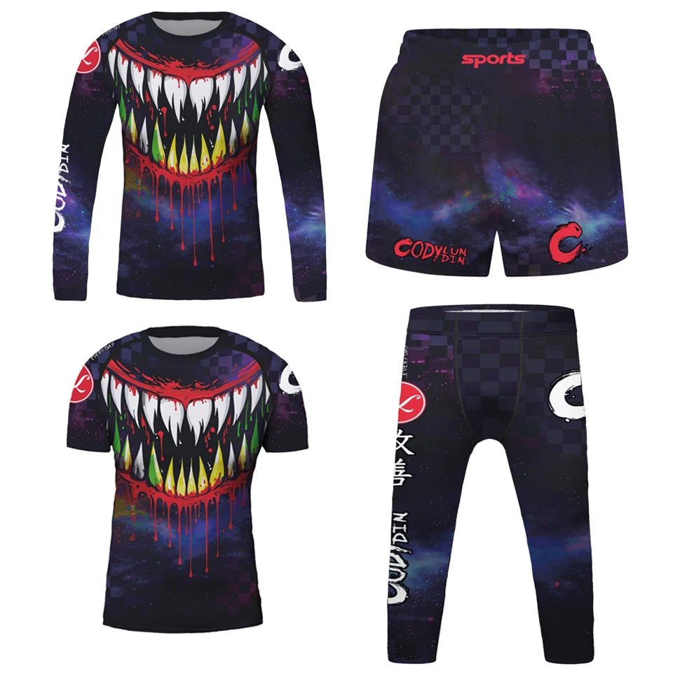 Kid's Sportswear MMA Muay Thai - Rash Guard ulasan dan harga