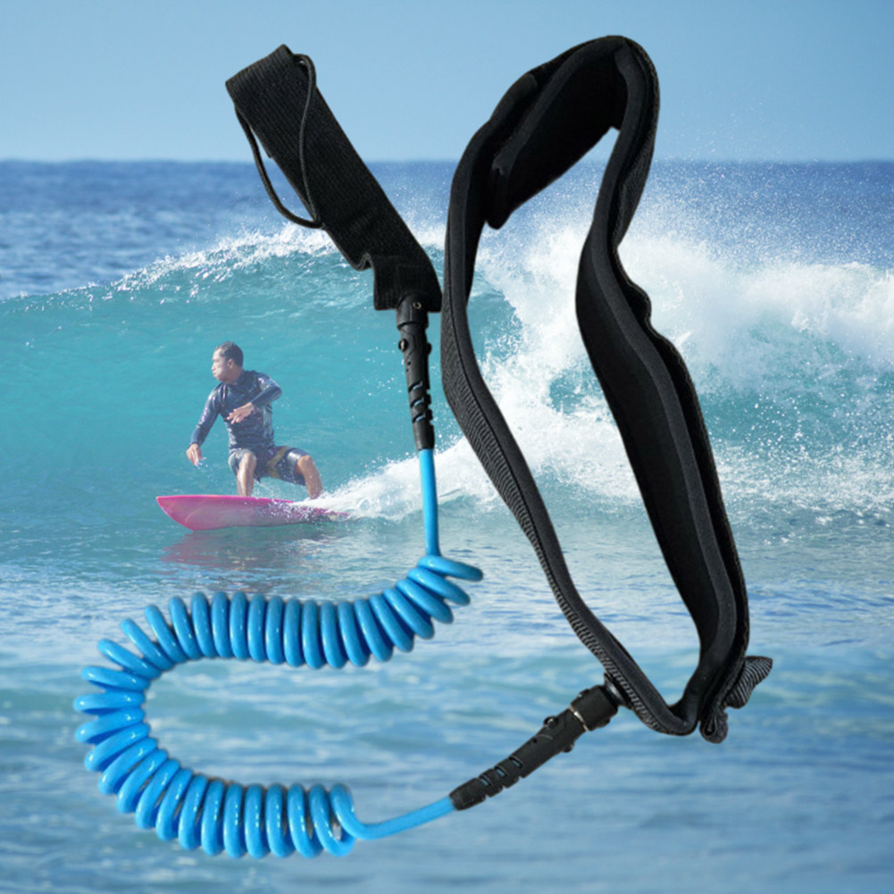 Coiled Leash Adjustable SUP Su - Surfboard Leash ulasan dan harga