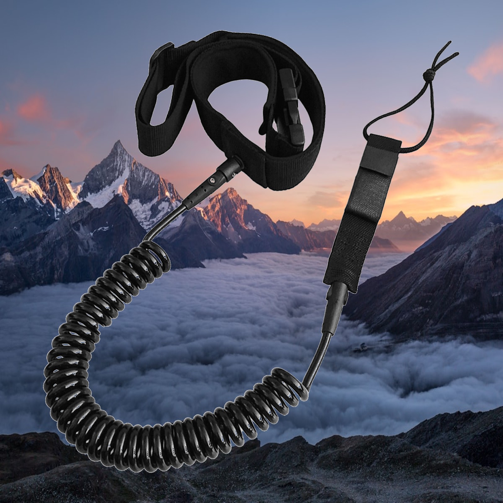 Coiled SUP Leash Durable TPU S - Surfboard Leash ulasan dan harga