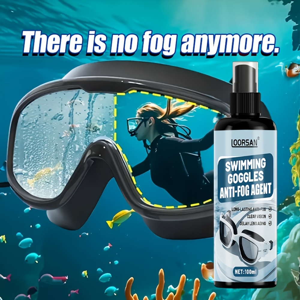 LOORSAN 100ML Goggles Anti-Fog - Goggles Swim ulasan dan harga