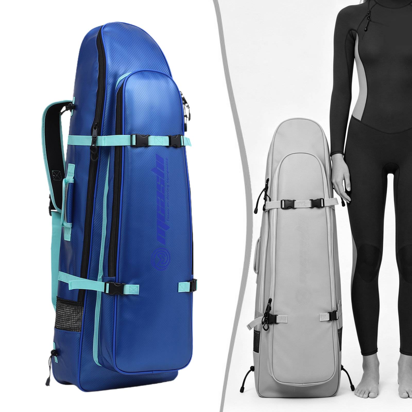 Long Fins Bag Portable Scuba D - Flippers Swimming ulasan dan harga