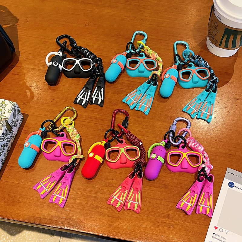 Feet Webbed Diving Keychain Di - Swim Fins ulasan dan harga