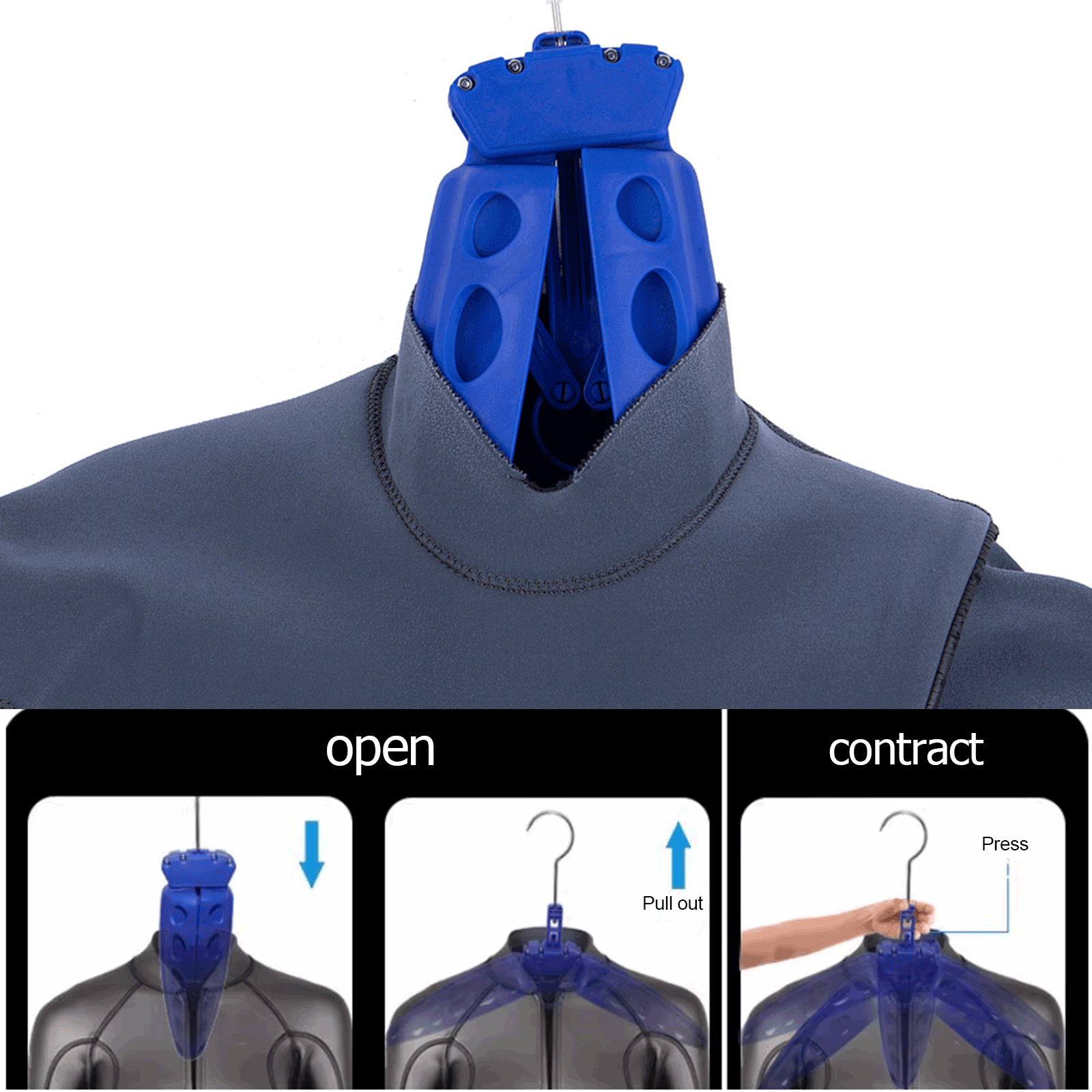 Diving Wetsuit Hanger Foldable - Snorkel Set ulasan dan harga