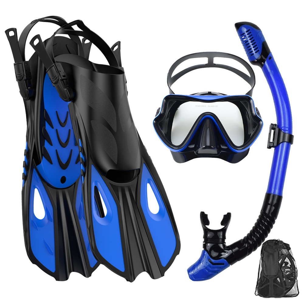 Snorkeling Set Diving Mask & S - Swim Fins ulasan dan harga